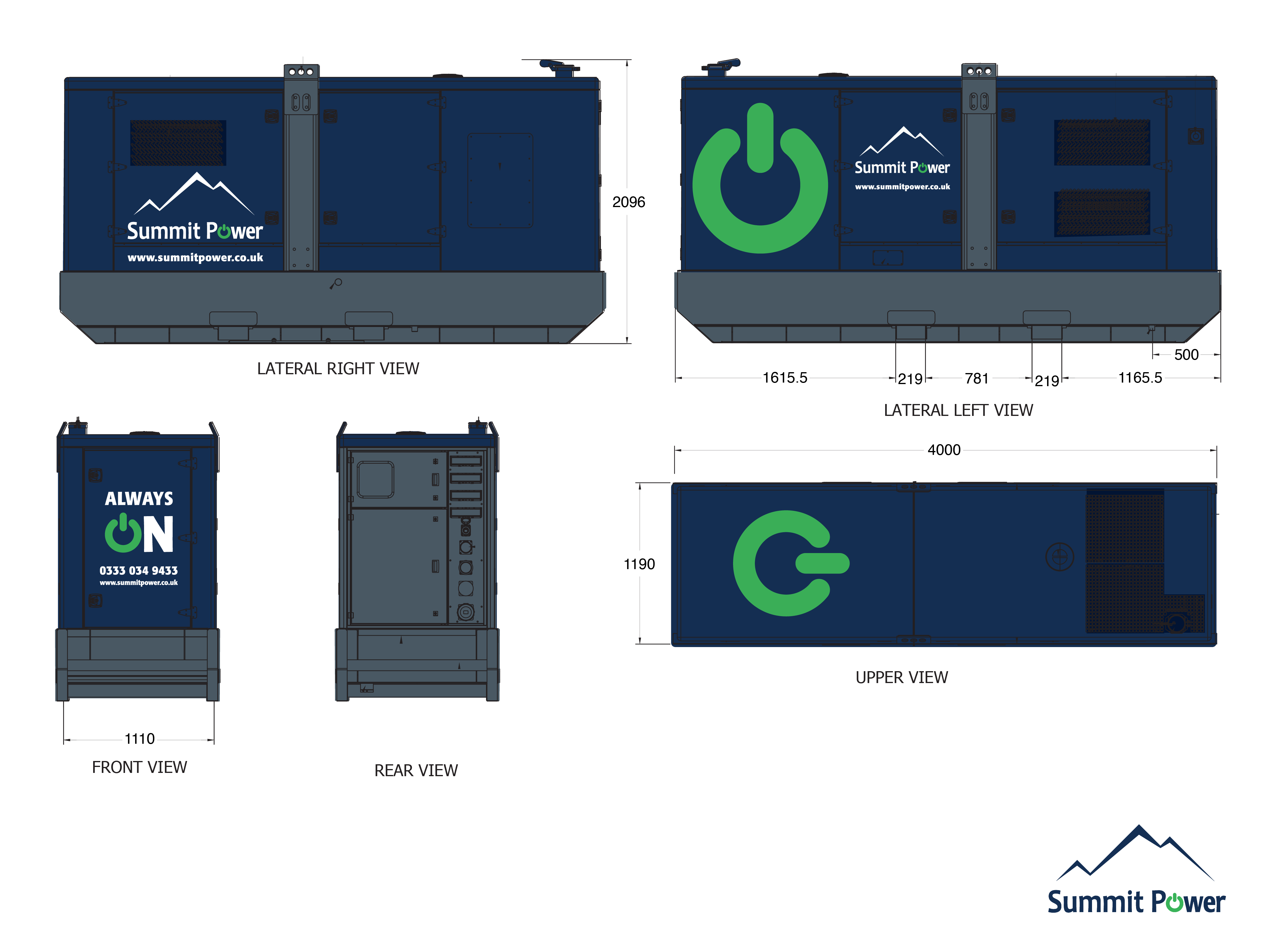 Summit Power Generators – 200kVA