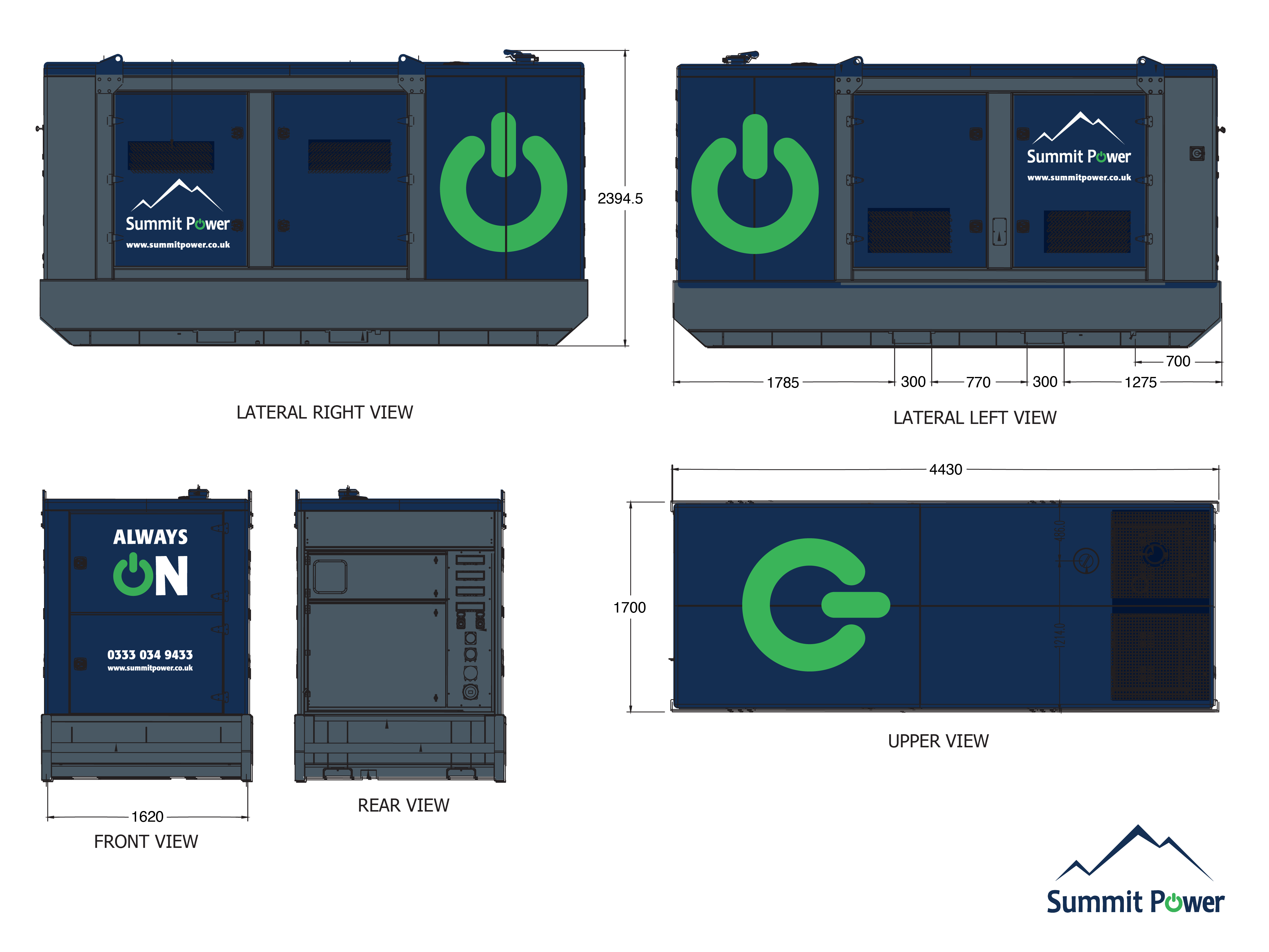 Summit Power Generators – 330kVA