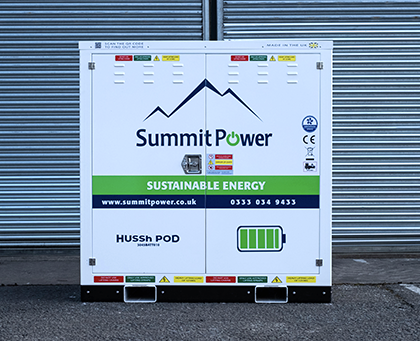 Summit Power – Battery 30kVa front on