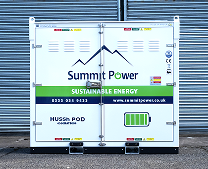 Summit Power – Battery 45kVa-60kWh fornt on