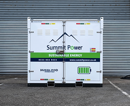 Summit Power – Battery 45kVa-90kWh front on