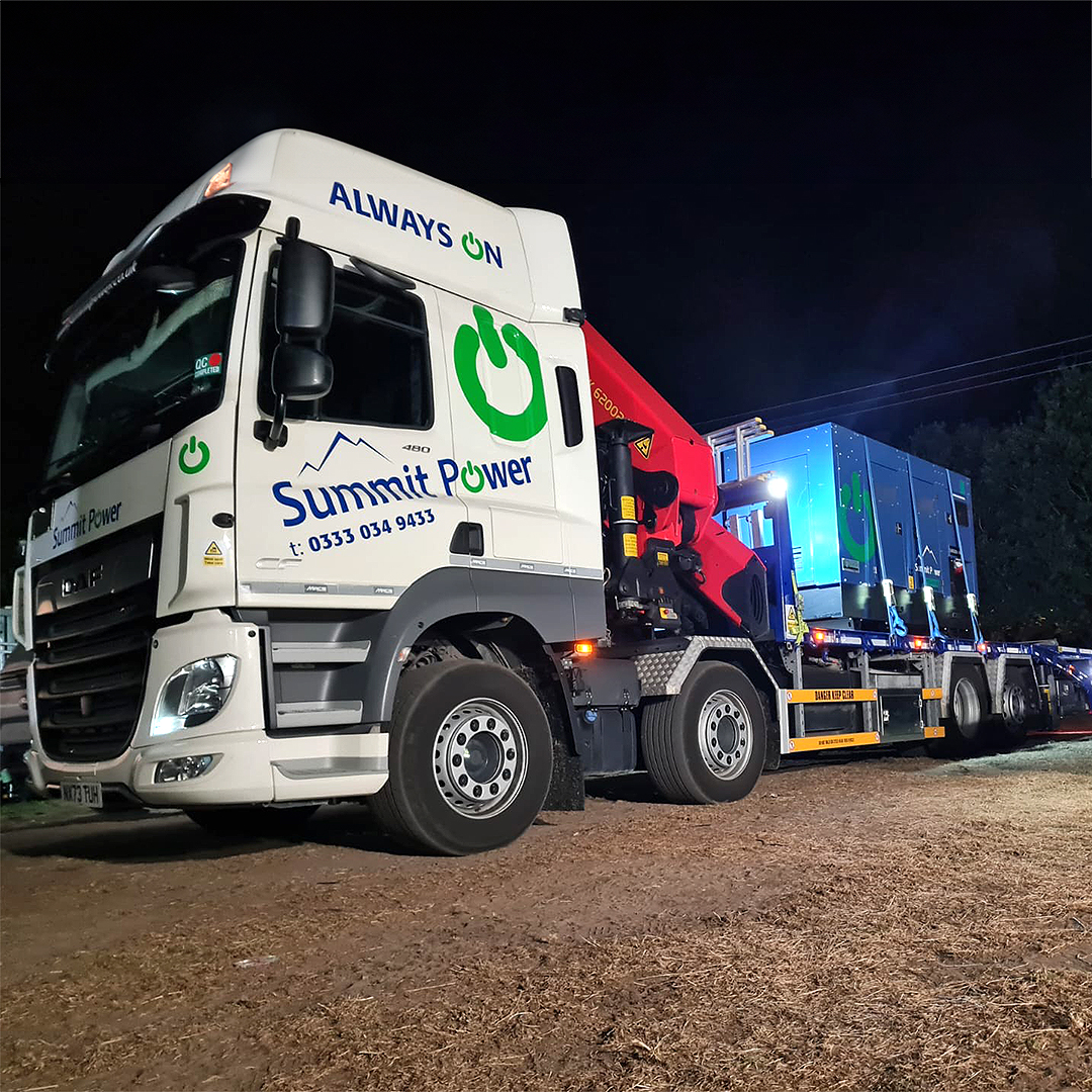 Summit Power transport night shot
