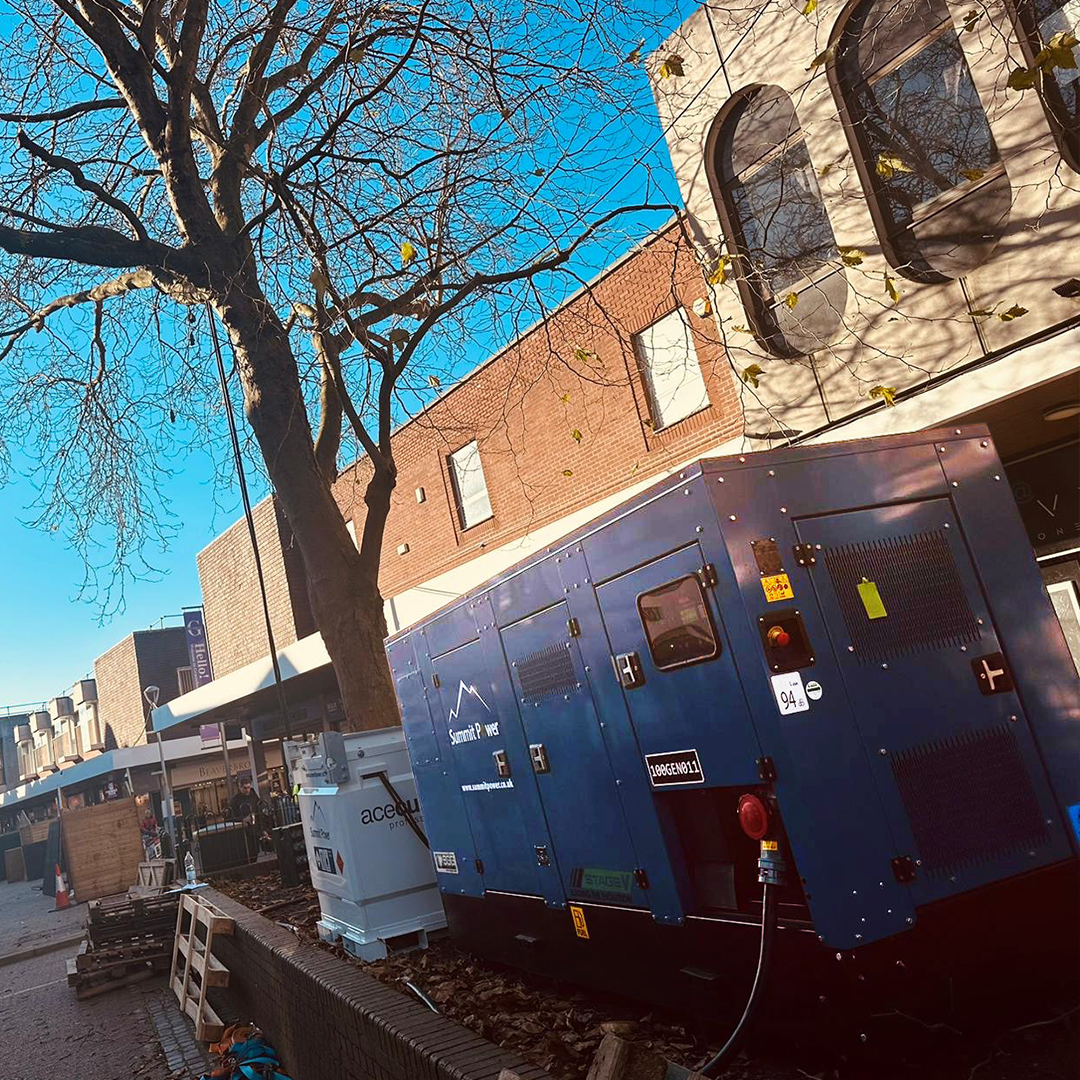 Summit Power – Mistletoe & Gluhwien – Keeping the Christmas Markets Powered up – Generator – Fuel Management